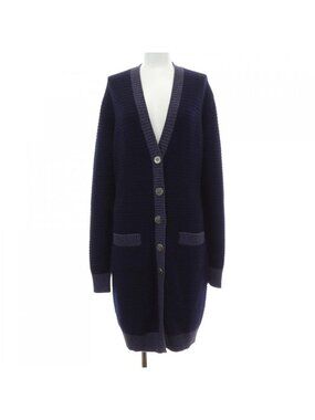 Chanel 08A Long Cardigan Navy
